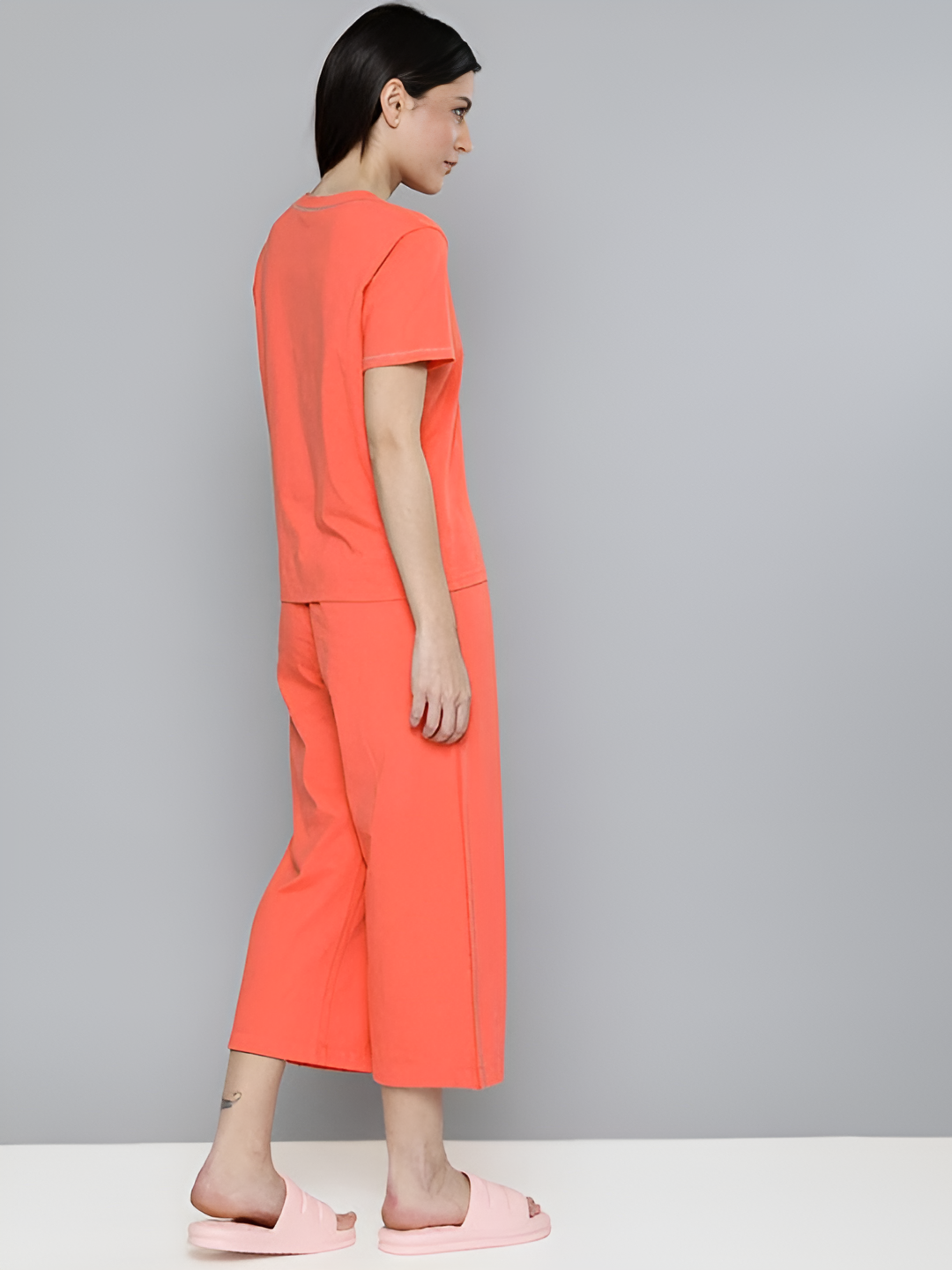 Essential Orange Solid Co-ord set
