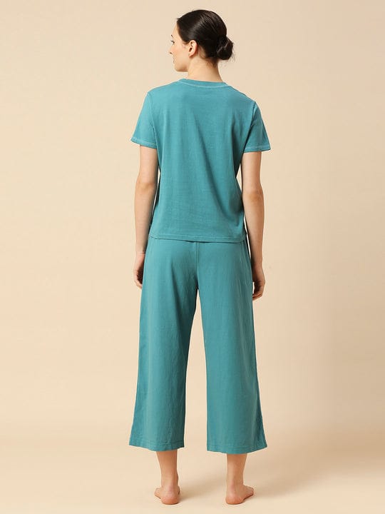 Essential Teal Solid Co-ord set
