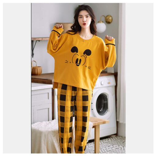 Cute Yellow Mickey night suit for Ladies and girls