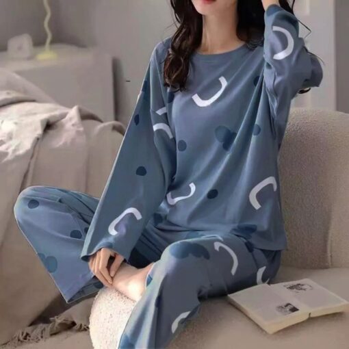 New Blue Printed night suit for her