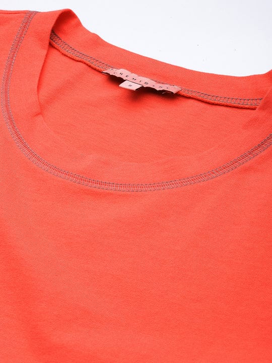 Essential Orange Solid Co-ord set
