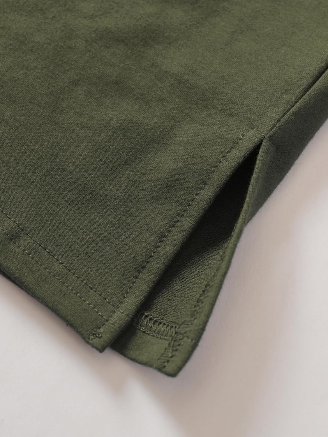 Army Green Button-Up Shirt & Capri Co-Ord Set