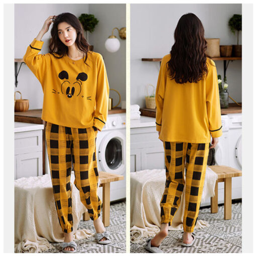 Cute Yellow Mickey night suit for Ladies and girls